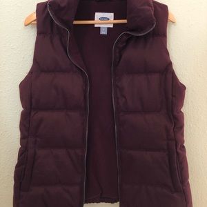Maroon Vest Old Navy